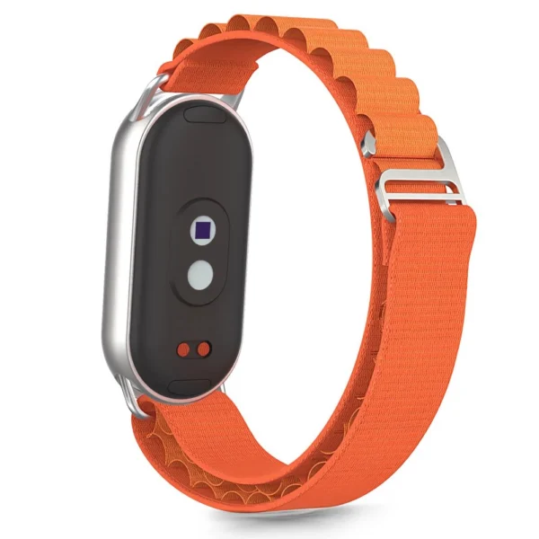 Tech-Protect Nylon Pro Strap for Xiaomi Smart Band 8 / 9 / 10 / NFC - Orangeeng