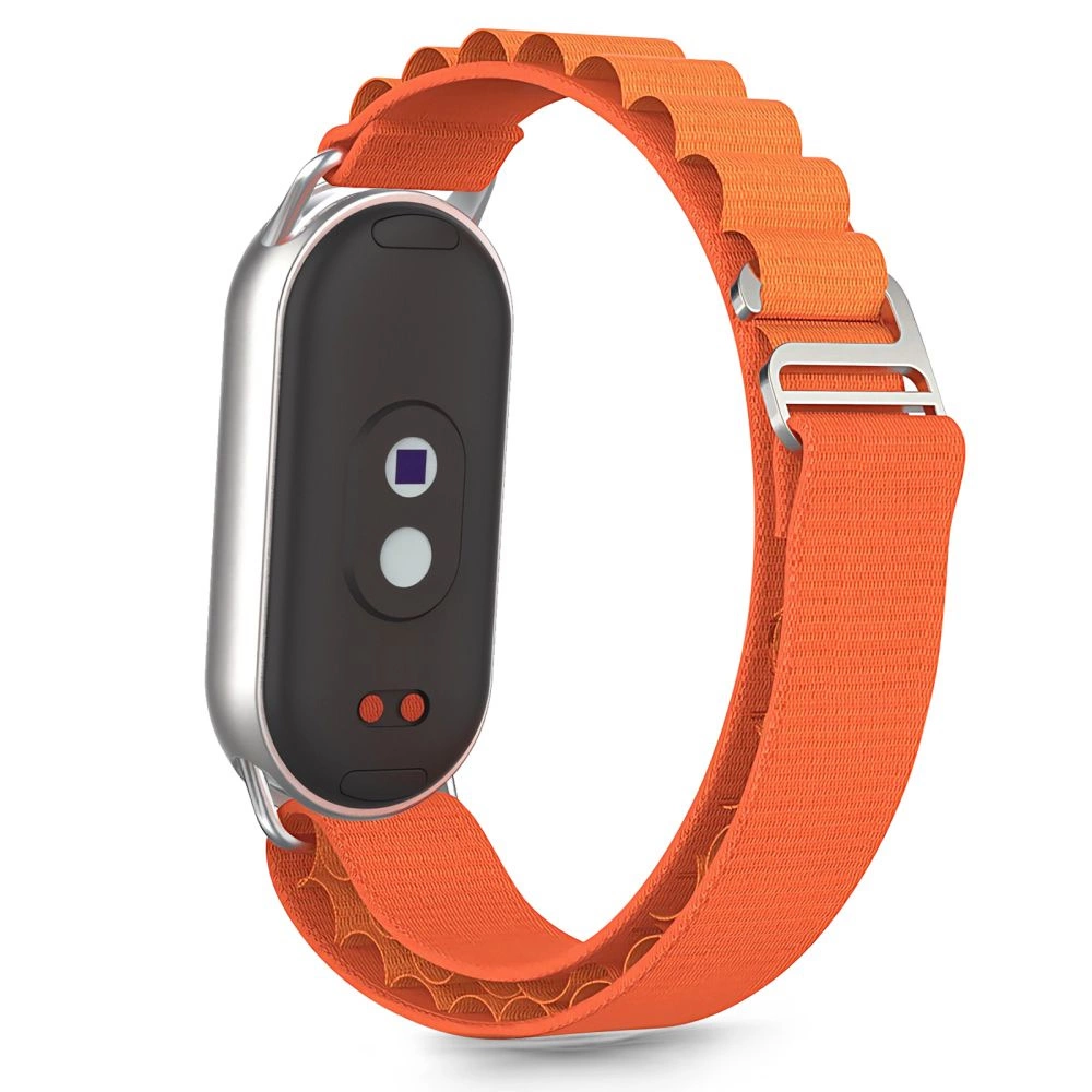 Tech-Protect Nylon Pro Strap for Xiaomi Smart Band 8 / 9 / 10 / NFC - Orangeeng