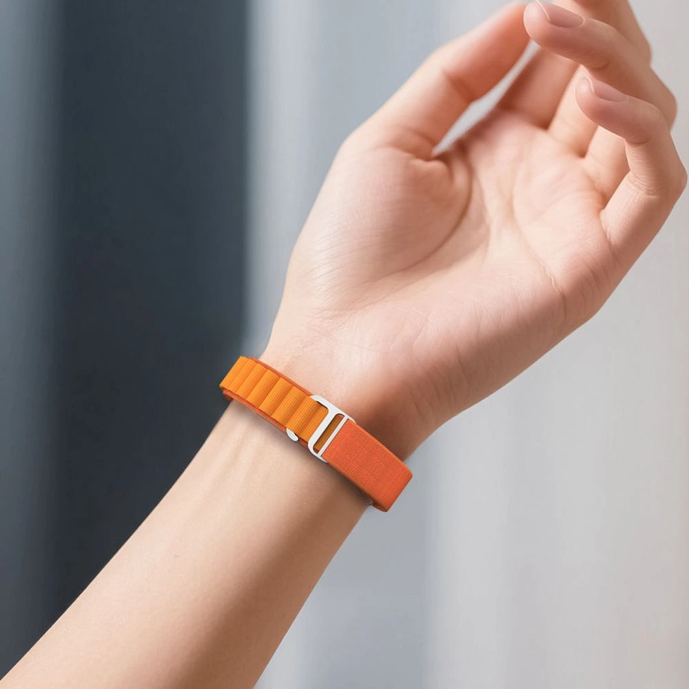 Tech-Protect Nylon Pro Strap for Xiaomi Smart Band 8 / 9 / 10 / NFC - Orangeeng