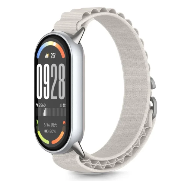 Tech-Protect Nylon Pro Strap for Xiaomi Smart Band 8 / 9 / 10 / NFC - Beigeeng