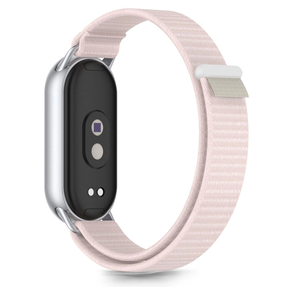 Tech-Protect Nylon Pro Strap for Xiaomi Smart Band 8 / 9 / 10 / NFC - Pink Grayeng