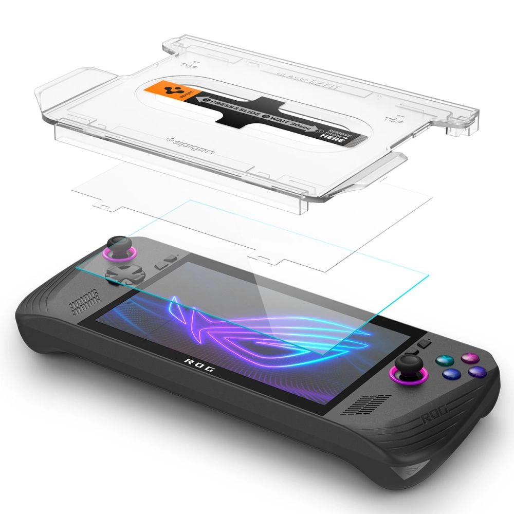Spigen Glas.TR EZ Fit 2-pack Tempered Glass for Asus Rog Ally X - Transparenteng