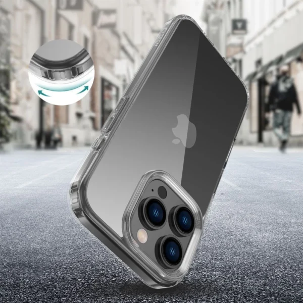 Tech-Protect Flexair Hybrid Case for Xiaomi Poco F7 5G - Transparenteng