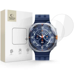 Tech-Protect Glass Fit+ 2-pack tempered glass for Samsung Galaxy Watch Ultra 47 mm - transparenteng