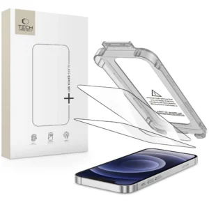 Tech-Protect Quick Set+ 2-pack tempered glass for iPhone 12 / 12 Pro - blackeng