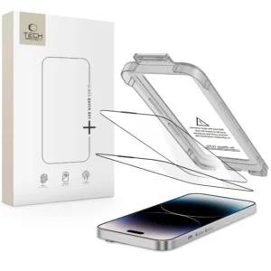 Tech-Protect Quick Set+ 2-pack tempered glass for iPhone 14 Pro - blackeng
