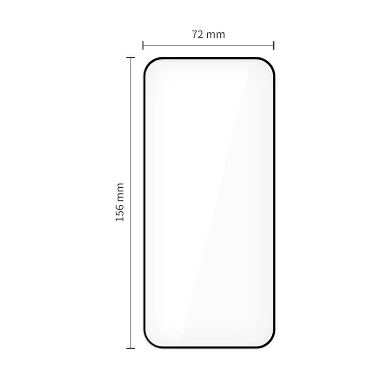 Tech-Protect Quick Set+ 2-pack tempered glass for iPhone 15 Pro Max - blackeng