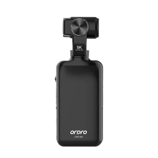 Ordro Pocket M5 3-Axis Gimbal Camera, 5K, for Vlogging and YouTube – Blackeng