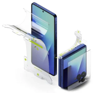 Ringke Protector Pro 3-in-1 Protective Set for Samsung Galaxy Z Flip 7 - Transparenteng