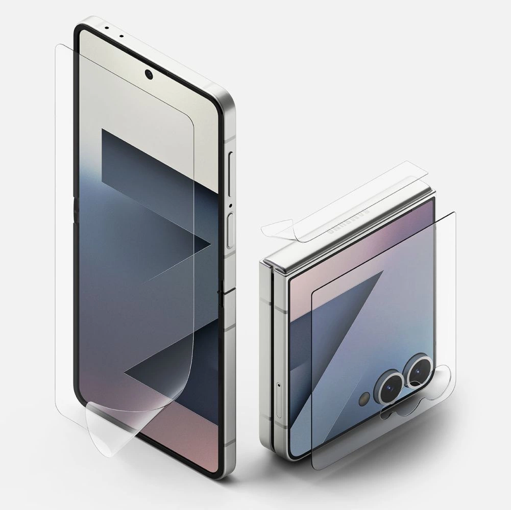 Ringke Protector Pro 3-in-1 Protective Set for Samsung Galaxy Z Flip 7 - Transparenteng