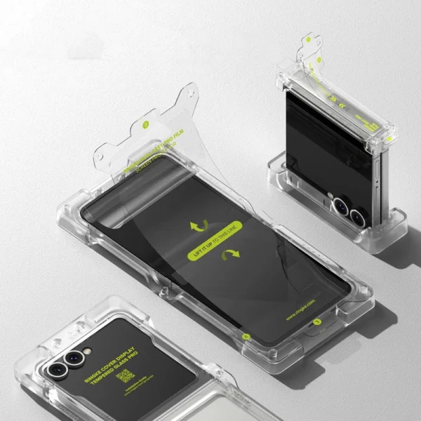 Ringke Protector Pro 3-in-1 Protective Set for Samsung Galaxy Z Flip 7 - Transparenteng