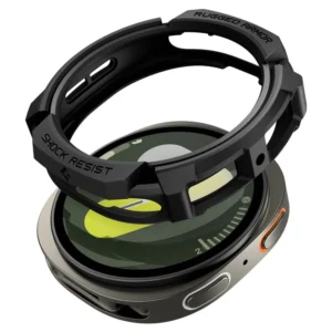 Spigen Rugged Armor Case for Samsung Galaxy Watch 8 40mm - Matte Blackeng