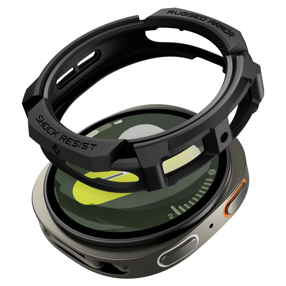 Spigen Rugged Armor Case for Samsung Galaxy Watch 8 40mm - Matte Blackeng