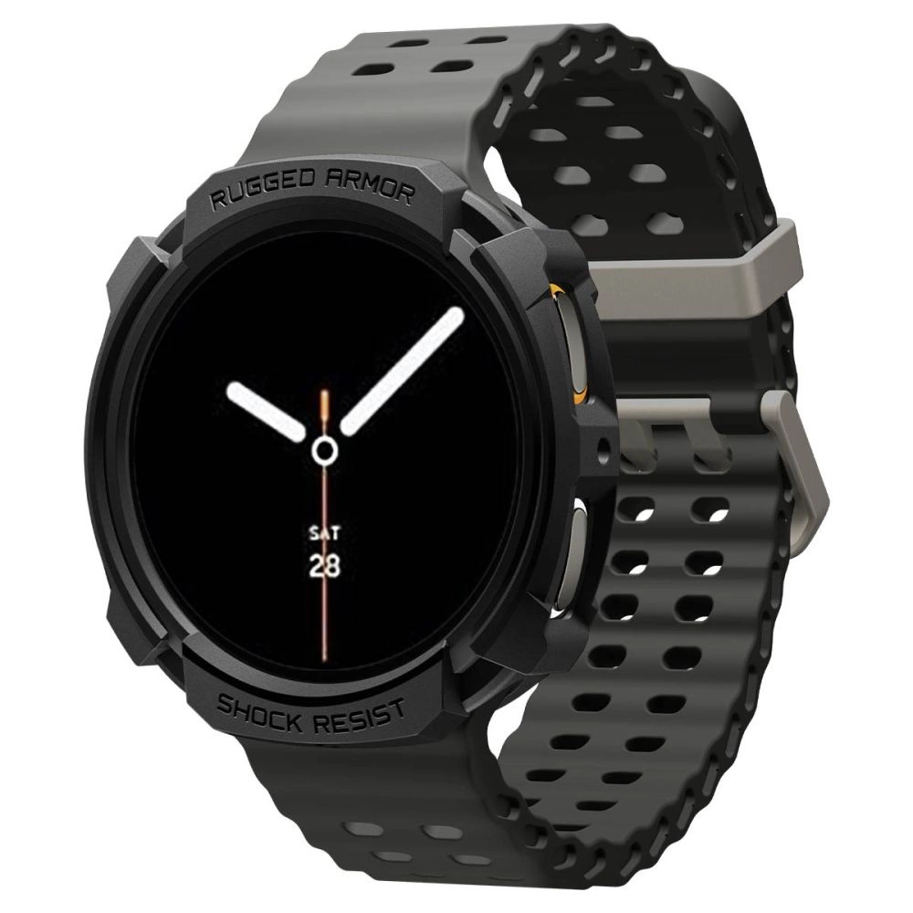 Spigen Rugged Armor Case for Samsung Galaxy Watch 8 40mm - Matte Blackeng