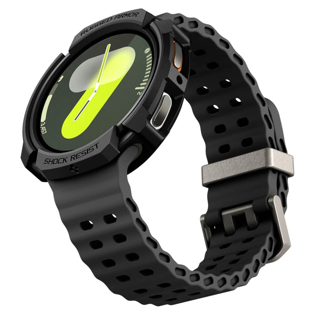 Spigen Rugged Armor Case for Samsung Galaxy Watch 8 40mm - Matte Blackeng