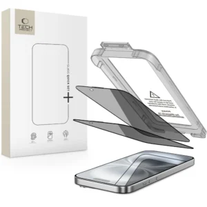 Tech-Protect Quick Set Spy+ Privacy Glass 2-pack for iPhone 15 / 16eng