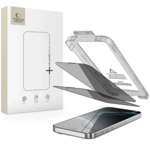 Tech-Protect Quick Set Spy+ Privacy Glass 2-pack for iPhone 16 Pro Maxeng