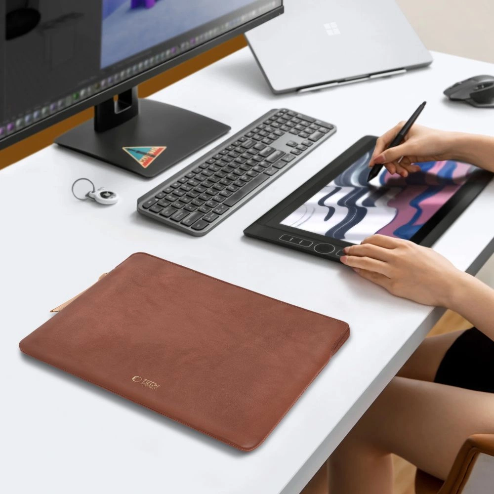 Tech-Protect Fleece Laptop Bag 15-16 - Browneng