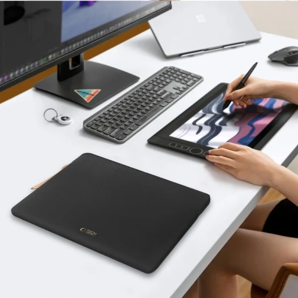 Tech-Protect Fleece Laptop Bag 15-16 - Blackeng