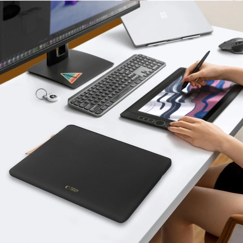 Tech-Protect Fleece Laptop Bag 15-16 - Blackeng