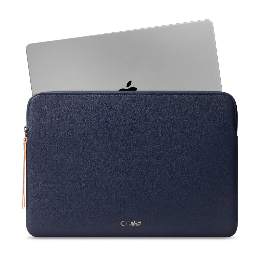 Tech-Protect Fleece Laptop Bag 15-16 - Navy Blueeng