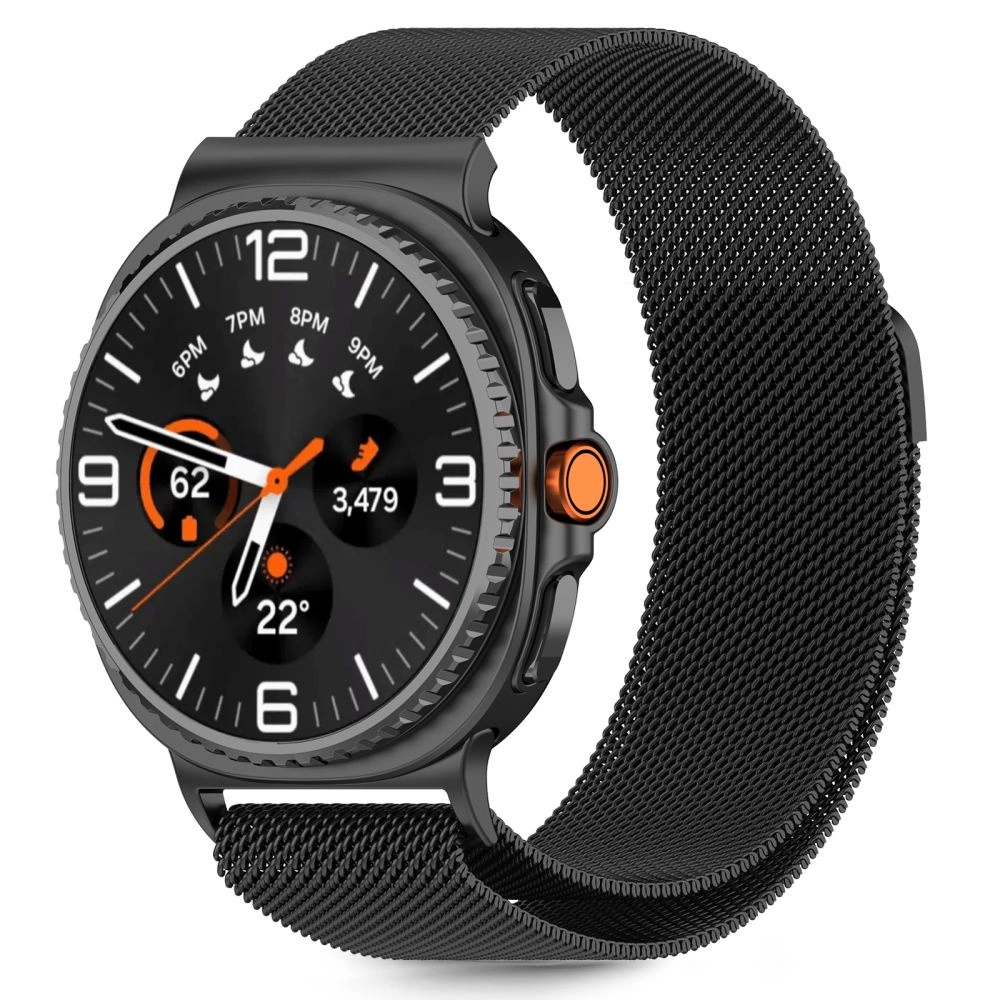 Tech-Protect MilaneseBand for Samsung Galaxy Watch 40/44/46 mm - Blackeng