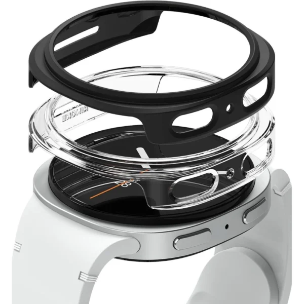 Ringke Slim 2-pack Case for Samsung Galaxy Watch 8 40mm - Transparent-Matte Blackeng