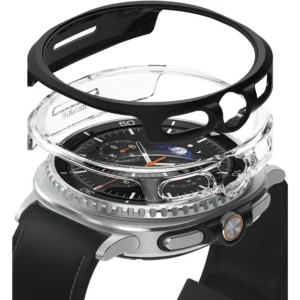 Ringke Slim 2-pack Case for Samsung Galaxy Watch 8 Classic 46mm - Transparent-Matte Blackeng