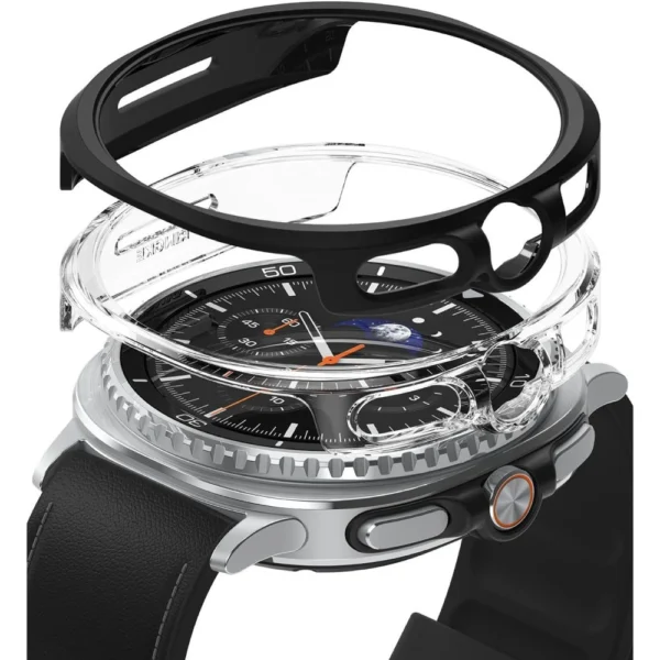 Ringke Slim 2-pack Case for Samsung Galaxy Watch 8 Classic 46mm - Transparent-Matte Blackeng