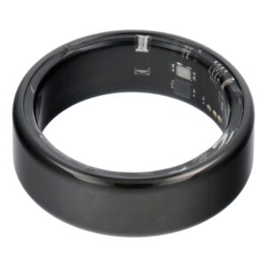 19b0ad4f209e9a8637590d40ea05b9f1 Smart Ring R11M - smart steel ring with charging box Size 12 (21,4mm) black