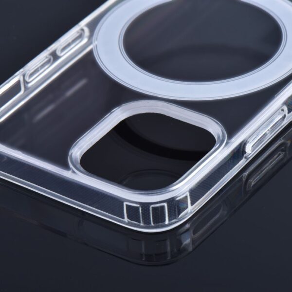 CLEAR MAG COVER case compatible with MagSafe for SAMSUNG S25 FE transparent