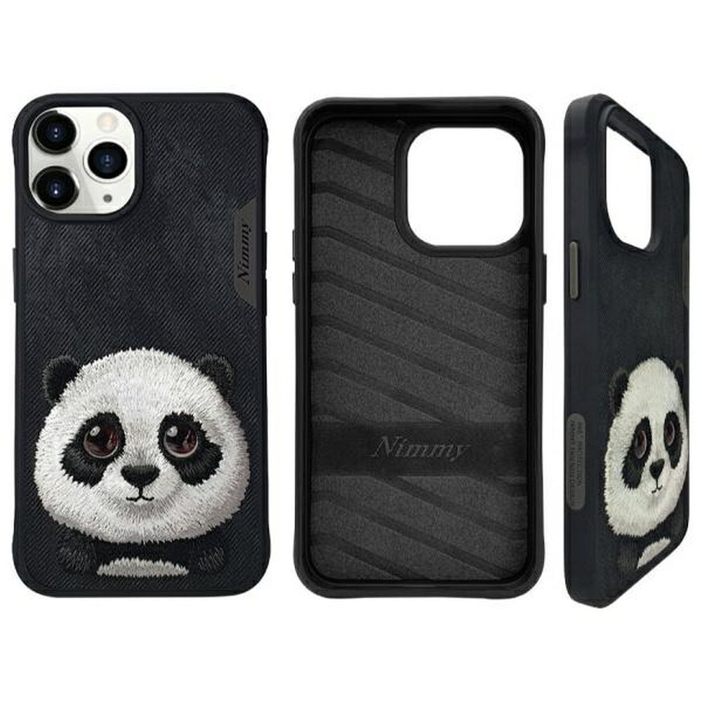 NIMMY case BIG EYED PET 2.0 Panda for IPHONE 15 Pro Max black
