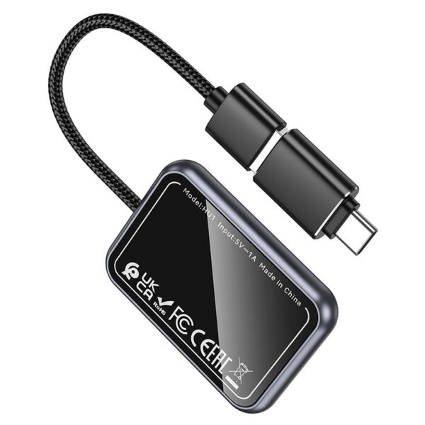 Wireless CarPlay adapter Hoco USB A / USB C HU1 black