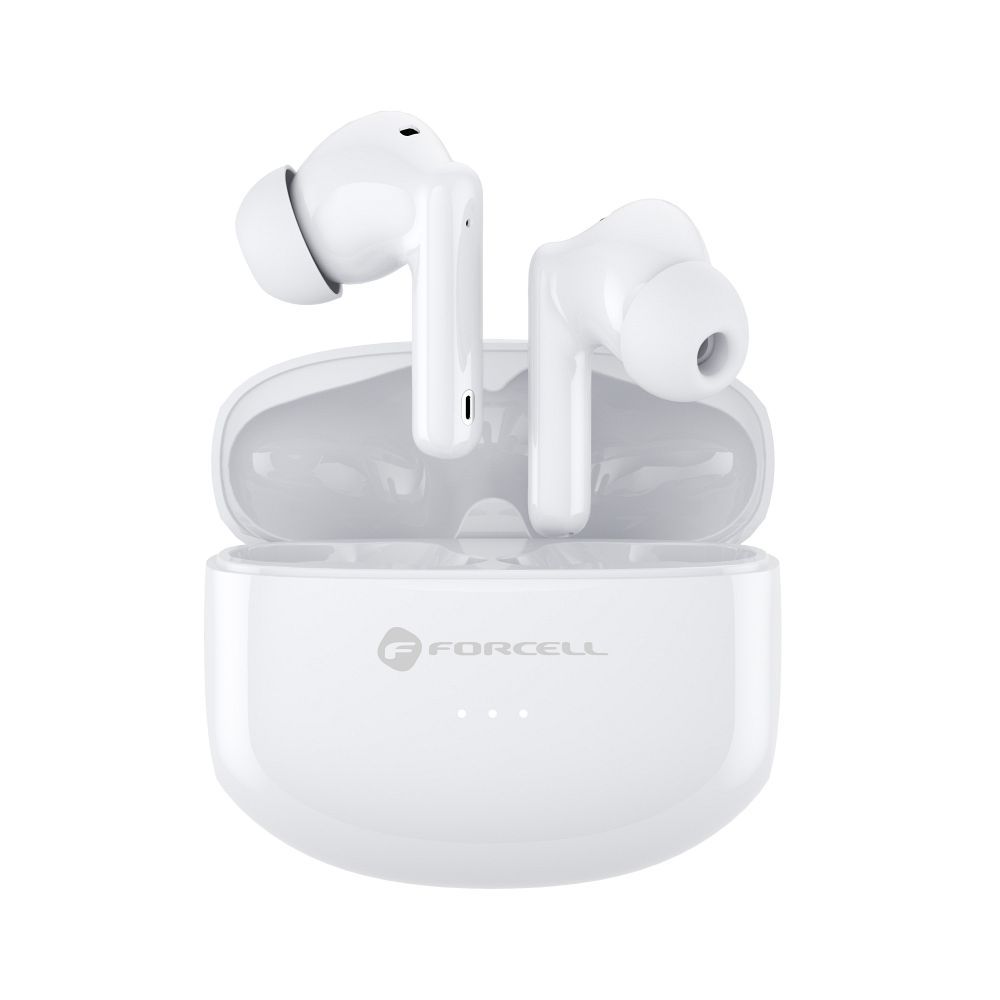 1c75600cf1529f2fe2af290342c2babe FORCELL F-AUDIO Clear Sound wireless earphones bluetooth TWS white