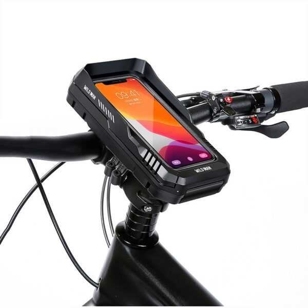 WILDMAN traveling bag for bike handlebars 0,5L (4 "- 7") FK4 black