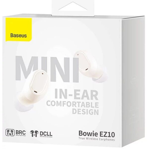 BASEUS wireless earphones bluetooth TWS Bowie EZ10 A00054300226-Z1 white