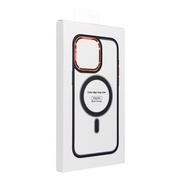 COLOR EDGE MAG COVER case compatible with MagSafe for SAMSUNG A07 black red