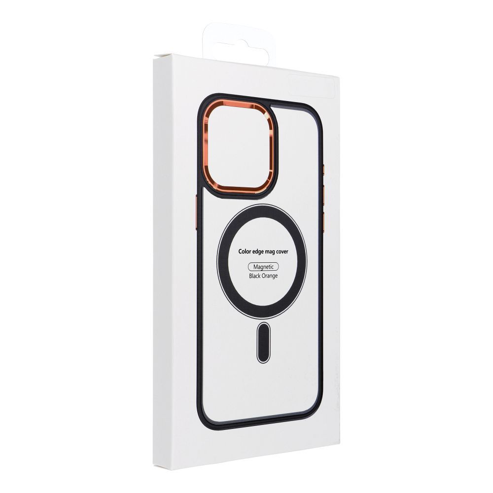 COLOR EDGE MAG COVER case compatible with MagSafe for SAMSUNG A07 black red