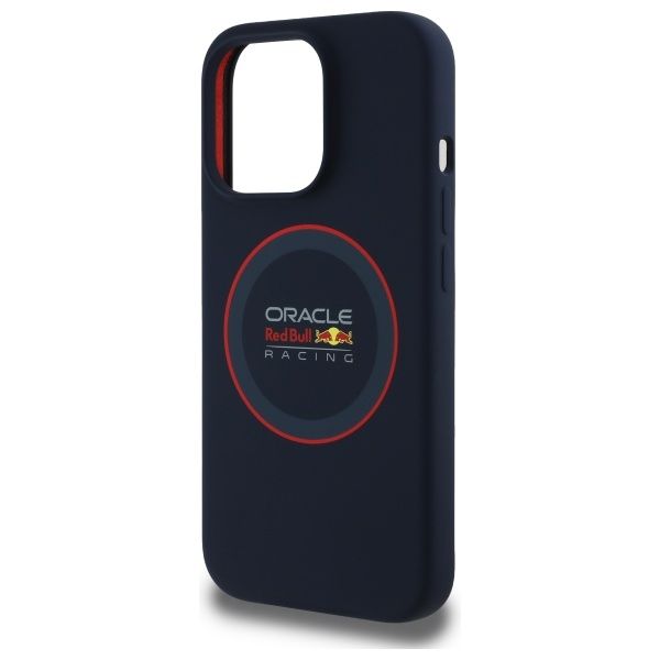 RED BULL case for IPHONE 14 Pro compatible with MagSafe RBHMP14L24SIILVR (Silicone red Ring) navy