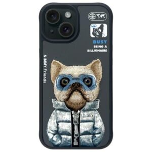 NIMMY case COOL&CUTE 2.0 Dog for IPHONE 15 black