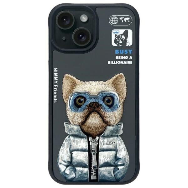 1ee818f643bd7926bfbcdcd4d3af0f90 NIMMY case COOL&CUTE 2.0 Dog for IPHONE 15 black