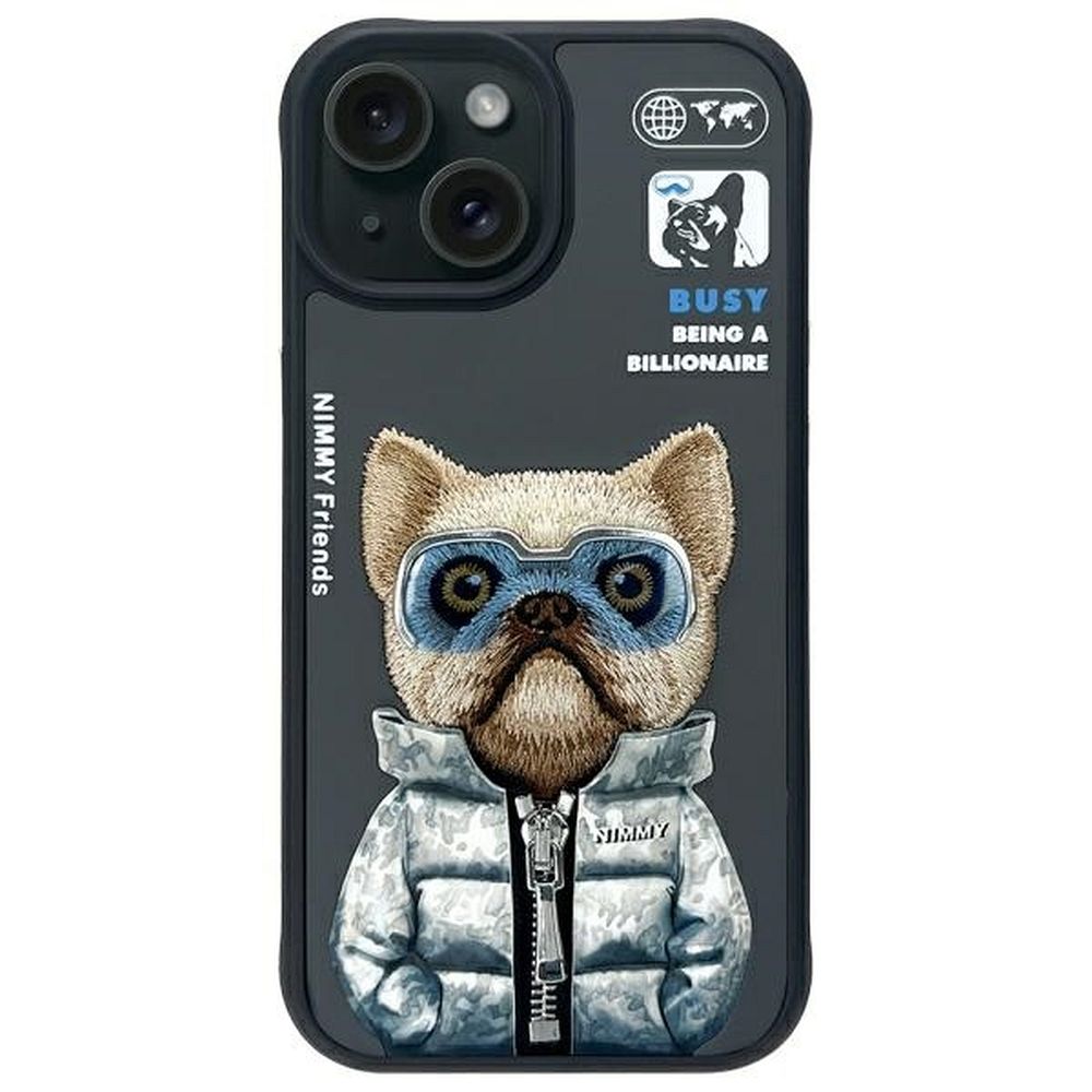 1ee818f643bd7926bfbcdcd4d3af0f90 NIMMY case COOL&CUTE 2.0 Dog for IPHONE 15 black