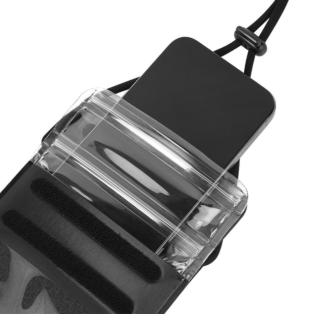 Waterproof case for mobile phone Hoco IP68 240 x 120 x 15 mm HX53 black