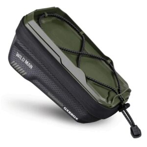 WILDMAN traveling bag for bike frame with zipper 1L ( 4"- 7") GX220X green