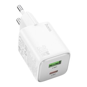 HOCO charger USB A + Type C PD QC 3A 20W N41 white
