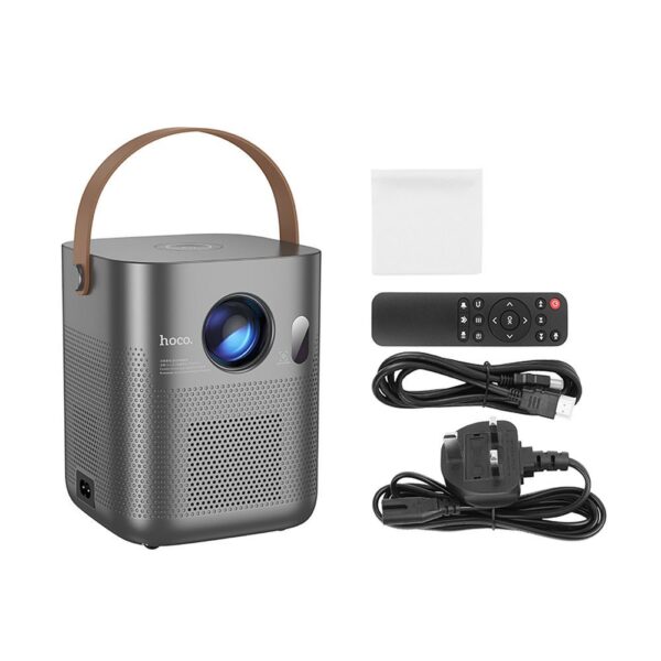 Projector HD Ready Hoco with Android software Wi-Fi Bluetooth 720P DT4 gray