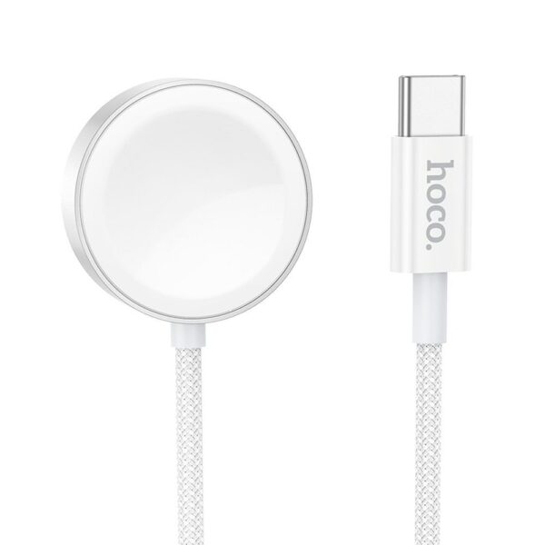 HOCO wireless charger Type C compatible with APPLE Watch and SAMSUNG Watch CW59 white