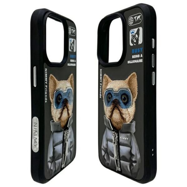 25fd26054353c7e240ebb1298d138381 NIMMY case COOL&CUTE 2.0 Dog for IPHONE 15 Pro Max black