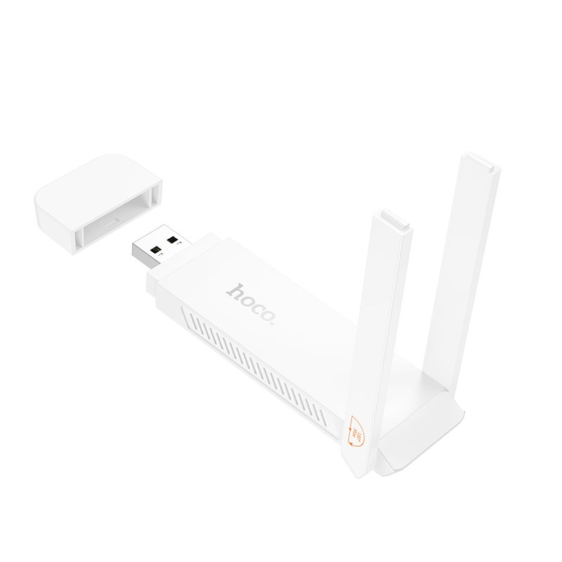 Portable wireless router USB A Hoco WiFi HI40 white