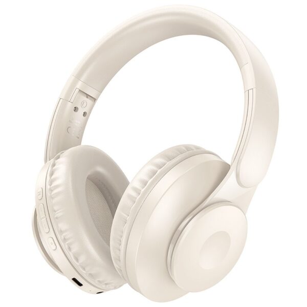 27462313d6c584eb5f767ba17b3d7282 HOCO wireless headphones milky whitetooth W45 milky white